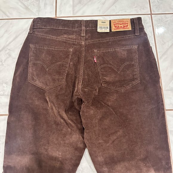 NWT Levi's Brown Corduroy High-Rise Bootcut Womens Size 10 Short Hippie Y2K - Picture 8 of 9